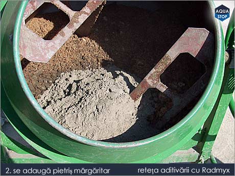 Adaugare ciment in amestecul de beton